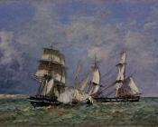 The Capture of a Raider - 尤金·布丹